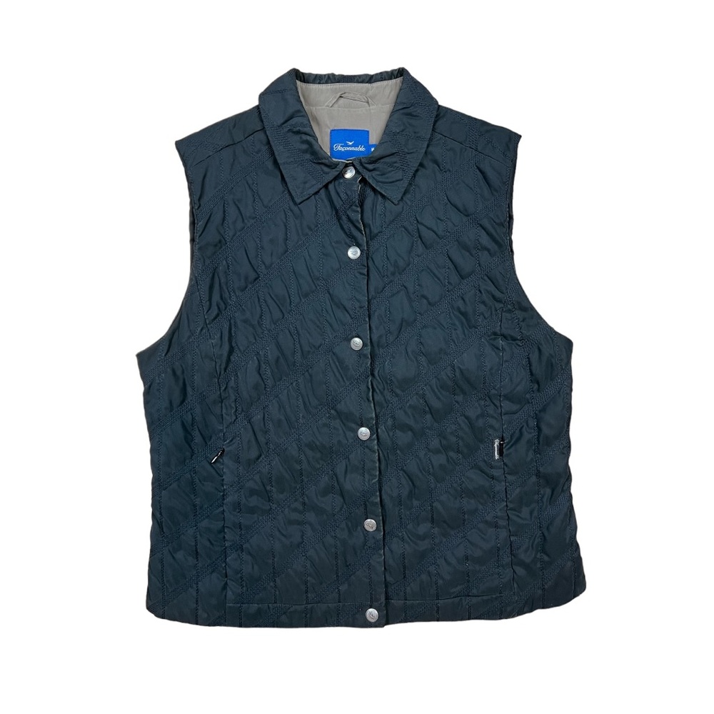 Faconnable Woman’s black vest Sz M